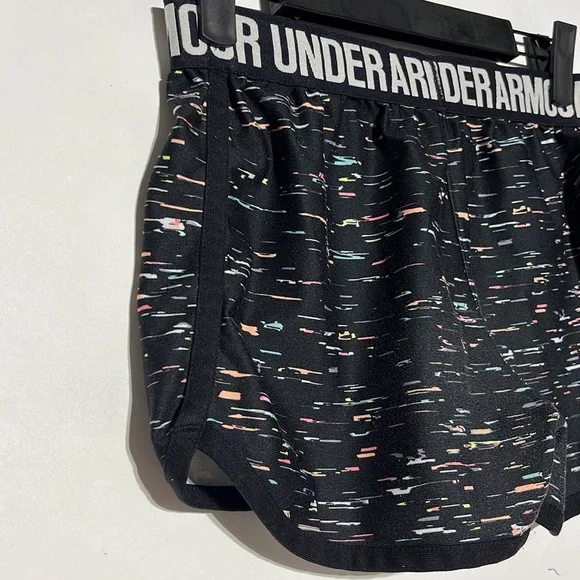 Under Armour Girl’s Play Up Multicolor Printed Shorts Size Youth Medium - Picture 7 of 8